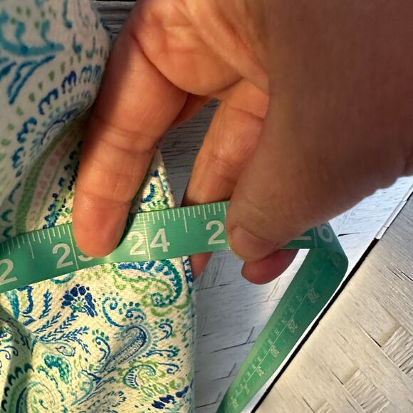 Talbots women’s dress square neck bodycon Paisley sheath feminine plus size - Picture 8 of 10